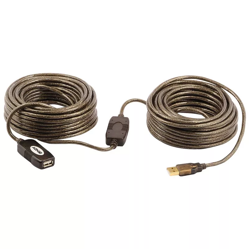 Lindy 20m USB 2.0 aktīvais pagarinātājs, 20 m, 0,48 Gbit/s