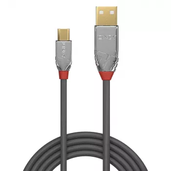 Lindy 2m USB 2.0 Type A uz Micro-B kabelis, Cromo Line
