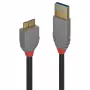 Lindy 2 m USB 3.2 A tipa–Micro-B kabelis, 5 Gbps, Anthra Line