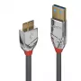 Lindy 0,5 m USB 3.2 Type A uz Micro-B kabelis, 5 Gbps, Cromo Line