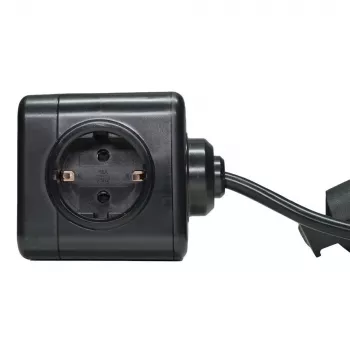 Microconnect GRUCUBE2USB-B3 strāvas pagarinātājs 3 m 3 maiņstrāvas kontaktligzdas Iekštelpām Melns