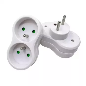 Microconnect spraudnis EU 1+2FRW MicroConnect strāvas adapteris