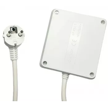 Microconnect MC-PSSQUARE040150FRW strāvas pagarinātājs 1,5 m 4 maiņstrāvas kontaktligzdas(-u) Iekštelpām Balts