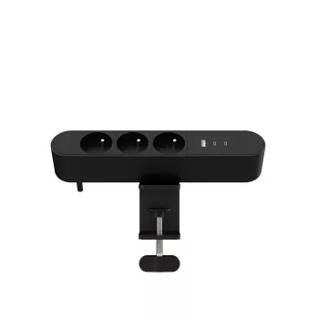 Daudzvietīga galda strāvas kontaktligzda MicroConnect MC-MDPS-FR3-30W — 3 izejas, 30 W