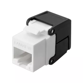 Keystone modulis Lanview LVN128078 plakans melns RJ-45