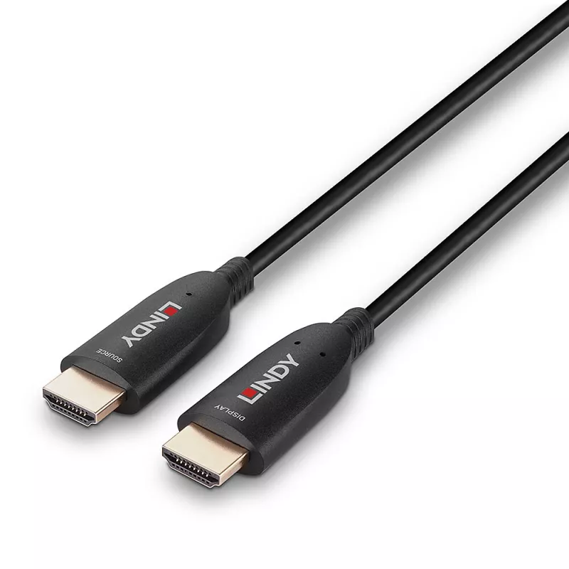 HDMI kabelis Lindy 38513 30m HDMI Type A Male 2.1 48 Gbit/s melns