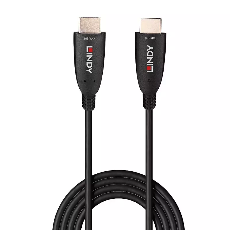 Lindy 50m šķiedru optikas hibrīda HDMI 8K60 kabelis