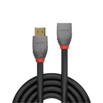 Lindy 0.5m High Speed HDMI pagarinātāja kabelis, Anthra Line