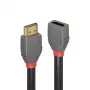 Lindy 1m ātrdarbīgs HDMI pagarinātāja kabelis, Anthra Line