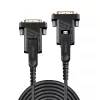 Lindy 20 m hibrīda optiskās šķiedras Micro-HDMI 18G kabelis ar noņemamiem HDMI un DVI savienotājiem