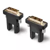 Lindy 20 m hibrīda optiskās šķiedras Micro-HDMI 18G kabelis ar noņemamiem HDMI un DVI savienotājiem