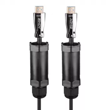 HDMI kabelis Lindy 38527 10 m HDMI A tipa vīrietis–vīrietis HDMI 2.1 48 Gbit/s zelta pārklājuma kontakti melns