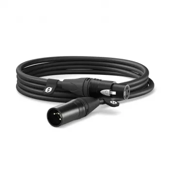 RØDE XLR3M audio kabelis 3 m XLR Melns Vīriešu uz Sieviešu