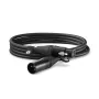 RØDE XLR3M audio kabelis 3 m XLR Melns Vīriešu uz Sieviešu