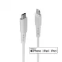 Lindy 1 m USB Type-C uz Lightning kabelis, balts