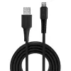 Lindy 3m USB uz Lightning kabelis melns