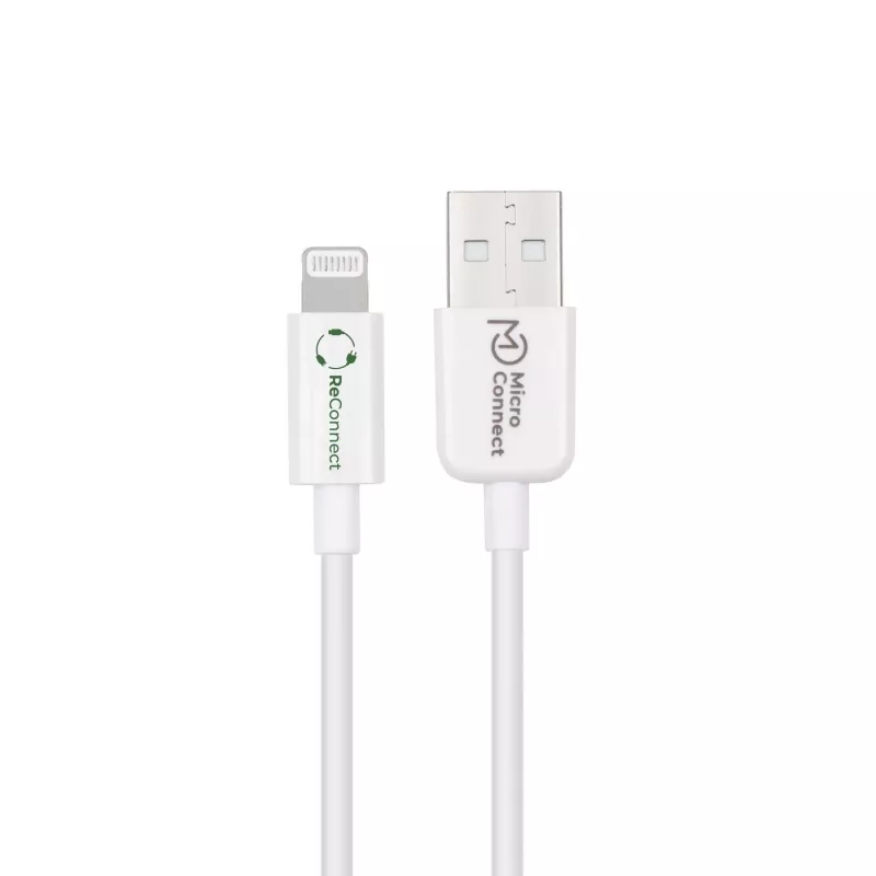 Microconnect ECO-LIGHTNING2 Lightning kabelis 2 m balts