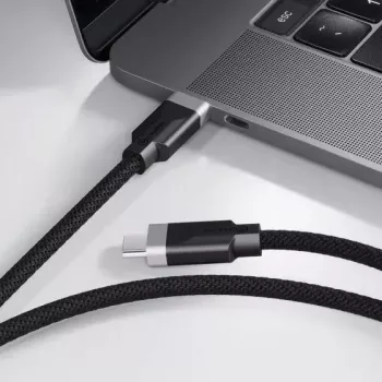 USB-C uz USB-C 3.2 Gen 2 kabelis ALOGIC FUSCC2-SGR 2 m 10 Gbit/s melns/pelēks