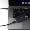 USB-C uz USB-C 3.2 Gen 2 kabelis ALOGIC FUSCC2-SGR 2 m 10 Gbit/s melns/pelēks