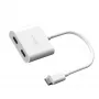 USB-C uz diviem USB-C adapteris j5create JCA164-N 3840x2160 240Hz
