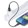 StarTech.com 30 cm USB-A uz USB-C uzlādes kabelis, uzlāde un sinhronizācija, 3A, USB 2.0, TPE apvalks - melns USB uzlādes vads