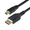 StarTech.com 10 pēdas (3 m) Mini DisplayPort uz DisplayPort 1.4 kabelis – 8K 60 Hz/4K 120 Hz HBR3 HDR, UHD mDP uz DP 1.4 vads, Ultra HD monitors/video kabelis