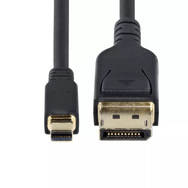 StarTech.com 10 pēdas (3 m) Mini DisplayPort uz DisplayPort 1.4 kabelis – 8K 60 Hz/4K 120 Hz HBR3 HDR, UHD mDP uz DP 1.4 vads, Ultra HD monitors/video kabelis