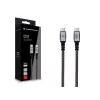 CONCEPTRONIC USB-C uz USB-C kabelis ETTA07B12 — USB 3.2 Gen 2x2, 1,2 m, 20 Gbps, PD 3.0 100W (20V/5A), 4K60Hz, Melns, E-Mark