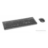 Manhattan 180771 bezvadu tastatūra QWERTY melna iekļauta pele