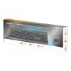 Manhattan 180771 bezvadu tastatūra QWERTY melna iekļauta pele
