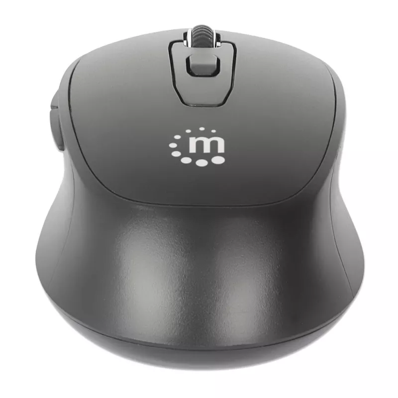 Manhattan MW6200 bezvadu pele, USB-A nano uztvērējs, melna