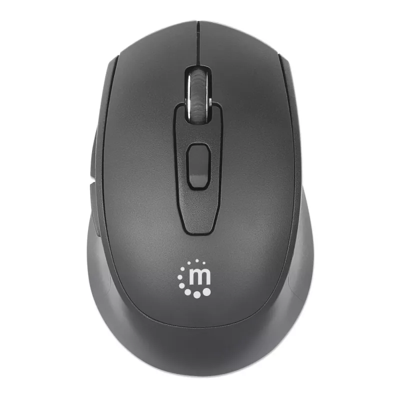 Manhattan MW6200 bezvadu pele, USB-A nano uztvērējs, melna