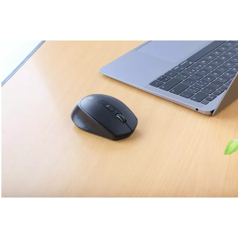 Manhattan MW6200 bezvadu pele, USB-A nano uztvērējs, melna