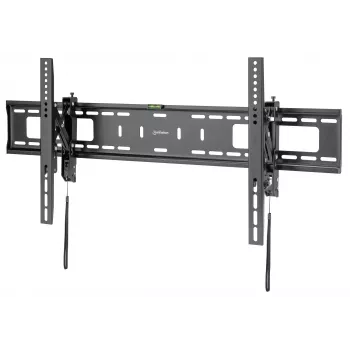 Manhattan TV & Monitor Mount Anti Theft Wall Tilt 43-100 Melns VESA 200x200 līdz 800x400mm Max 75kg