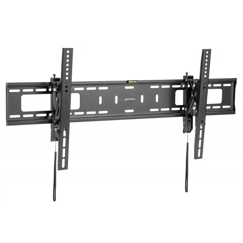 Manhattan TV & Monitor Mount Anti Theft Wall Tilt 43-100 Melns VESA 200x200 līdz 800x400mm Max 75kg