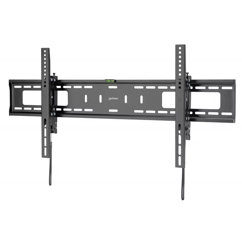 Manhattan TV & Monitor Mount Anti Theft Wall Tilt 43-100 Melns VESA 200x200 līdz 800x400mm Max 75kg