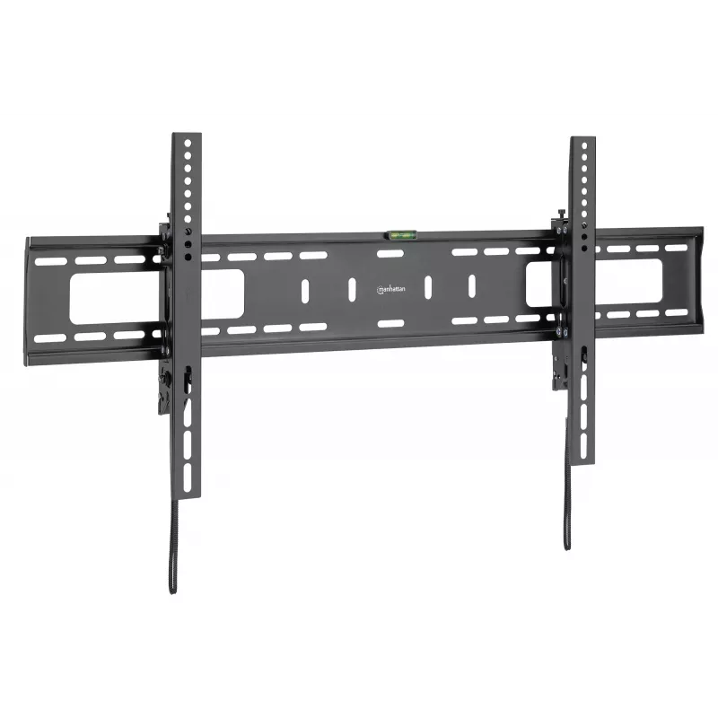 Manhattan TV & Monitor Mount Anti Theft Wall Tilt 43-100 Melns VESA 200x200 līdz 800x400mm Max 75kg