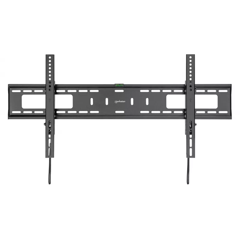 Manhattan TV & Monitor Mount Anti Theft Wall Tilt 43-100 Melns VESA 200x200 līdz 800x400mm Max 75kg