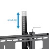 Manhattan TV & Monitor Mount Anti Theft Wall Tilt 43-100 Melns VESA 200x200 līdz 800x400mm Max 75kg