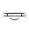 Manhattan TV & Monitor Mount Anti Theft Wall Tilt 43-100 Melns VESA 200x200 līdz 800x400mm Max 75kg