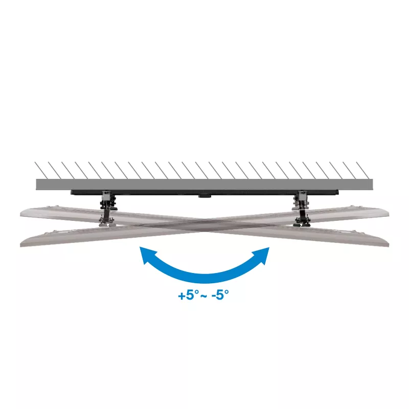 Manhattan TV & Monitor Mount Anti Theft Wall Tilt 43-100 Melns VESA 200x200 līdz 800x400mm Max 75kg
