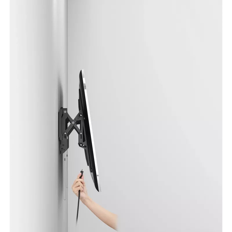 Manhattan TV & Monitor Mount Anti Theft Wall Tilt 43-100 Melns VESA 200x200 līdz 800x400mm Max 75kg