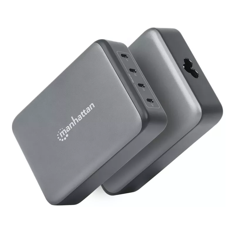 Lādētājs Manhattan ar četriem USB-C PD portiem, 140 W uz portu, 240 W kopā