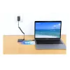 Daudzportu adapteris Manhattan 154321 USB Type-C uz 2 HDMI USB-A Power Delivery 100W