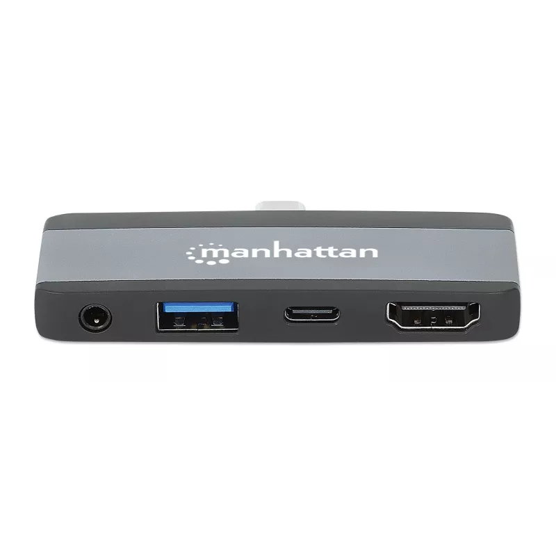 USB-C ceļojumu dokstacija Manhattan 190404 4 porti HDMI USB-A USB-C 3,5 mm