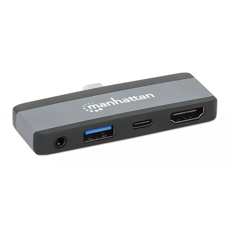 USB-C ceļojumu dokstacija Manhattan 190404 4 porti HDMI USB-A USB-C 3,5 mm