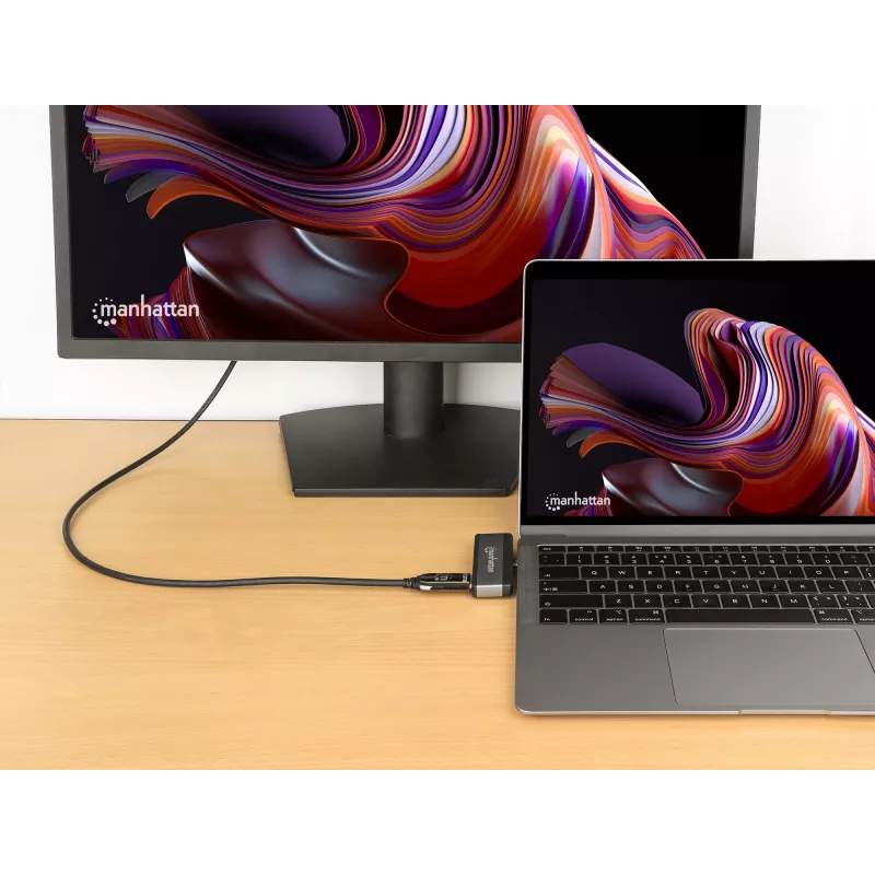 USB-C ceļojumu dokstacija Manhattan 190404 4 porti HDMI USB-A USB-C 3,5 mm
