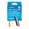 USB-C ceļojumu dokstacija Manhattan 190404 4 porti HDMI USB-A USB-C 3,5 mm