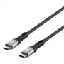 USB-C vīriešu uz USB-C vīriešu kabelis Manhattan 2m USB4 Gen 3x2 8K 60Hz