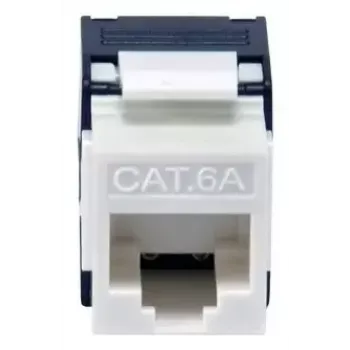 Keystone ligzda Cat.6A neekranēta, bez instrumentiem, EQUIP 769227, RJ-45, plakana konstrukcija, balta, 8 gab.